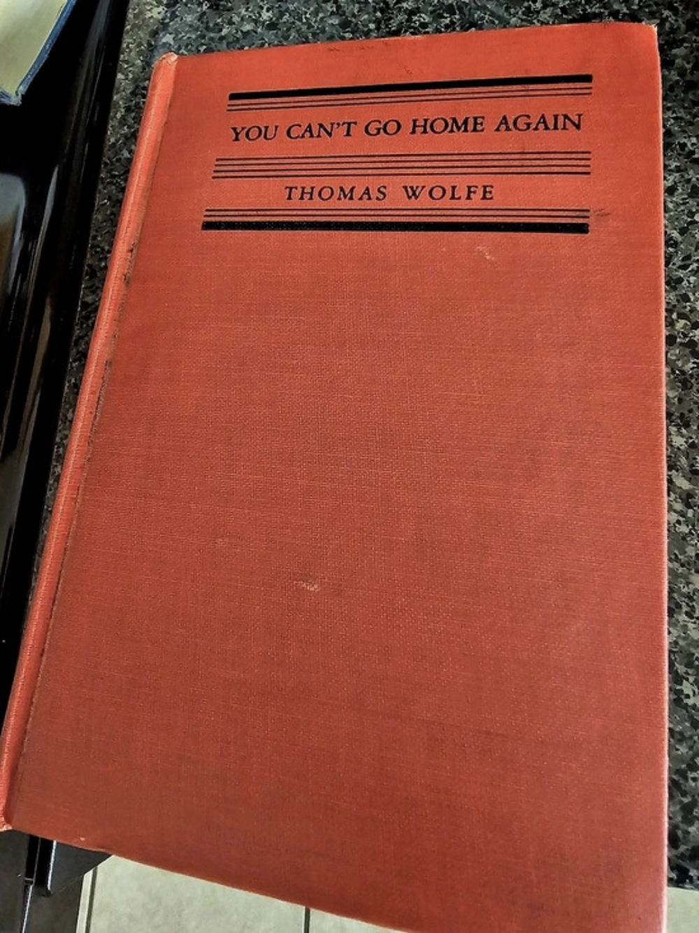 You Can't Go Home Again Thomas Wolfe Hardcover Book Red